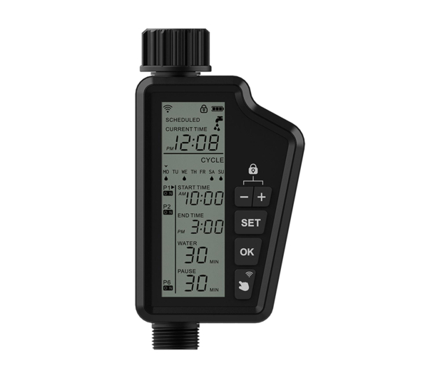 Avatto Inteligentny sterownik nawadniania Wi-Fi z dużym ekranem LCD - 1510583 - zdjęcie